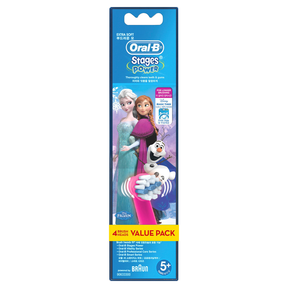 ORAL B Kids Refills Frozen 4 pk