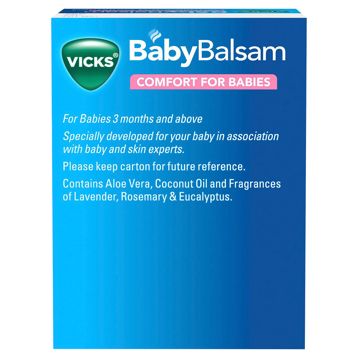 Vicks Baby Balsam Decongestant Rub 100g