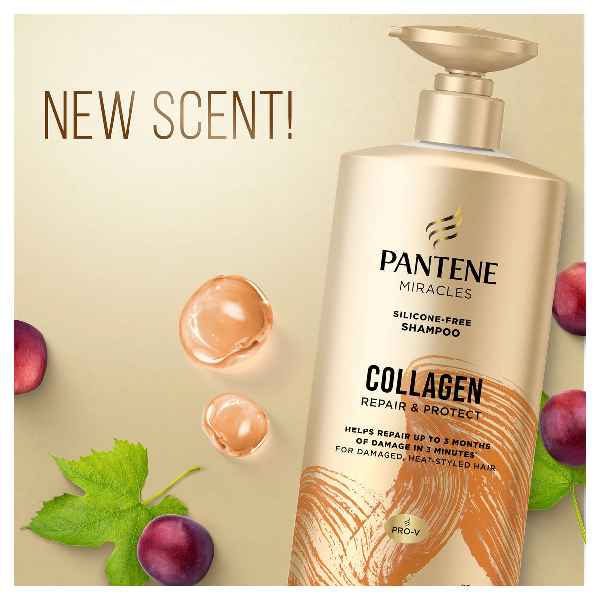 Pantene 3MM Collagen Repair & Protect Shampoo 650ml