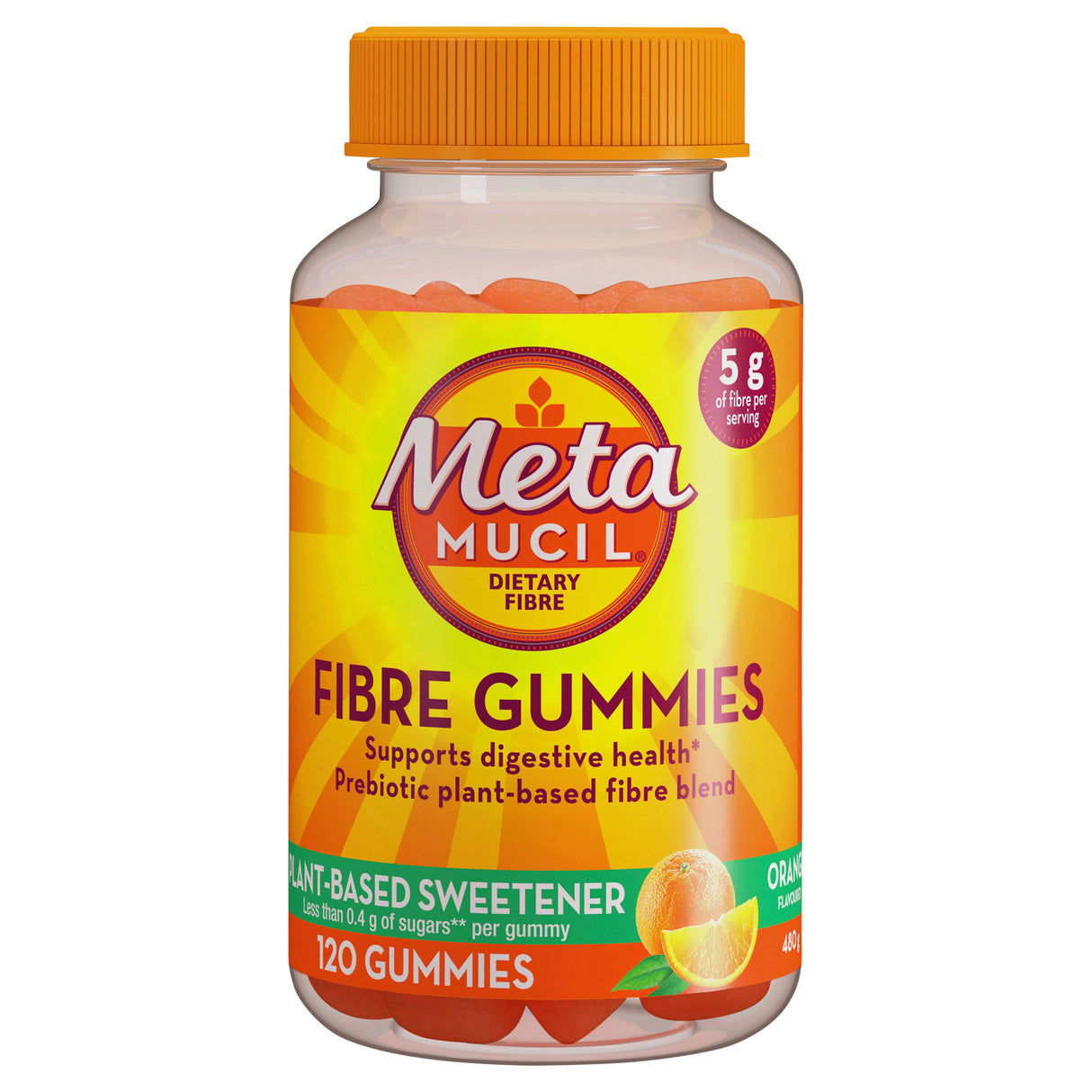 METAMUCIL Fibre Gummies Orange 120s