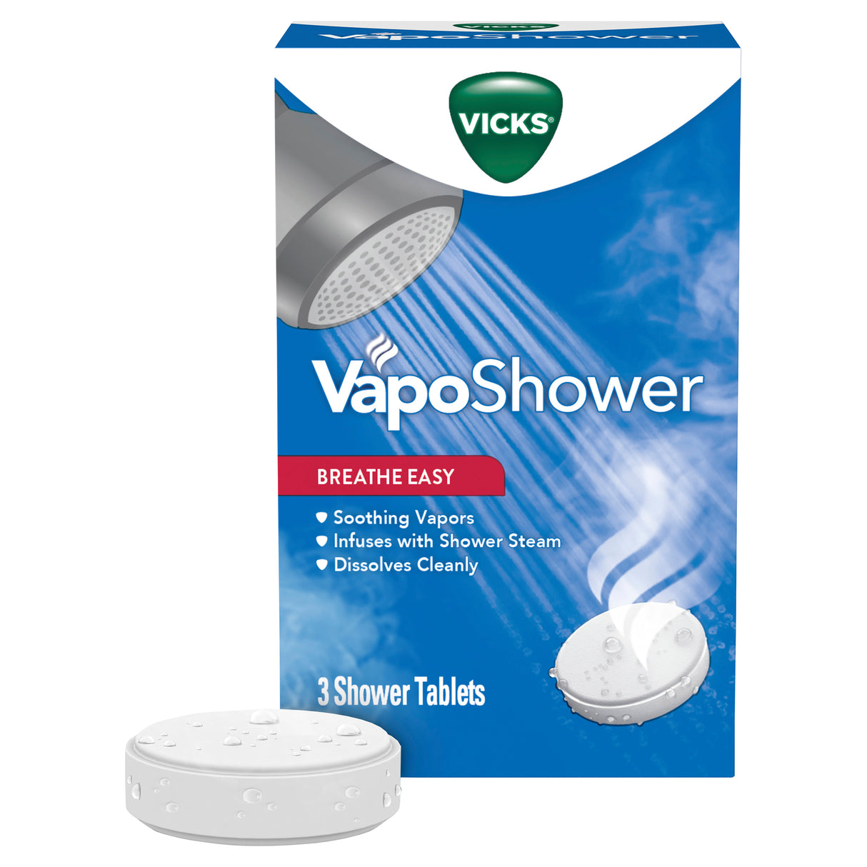 VICKS Vaposhower Tablets 3pk