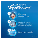 VICKS Vaposhower Tablets 3pk