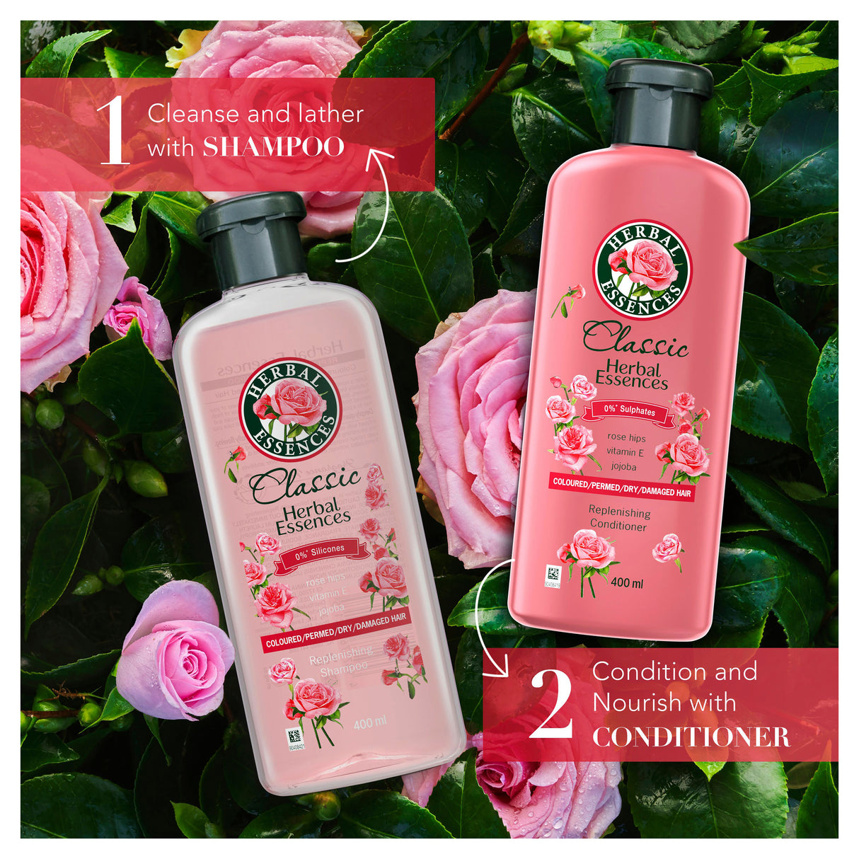 Herbal Essences Classics Rose Conditioner 400ml