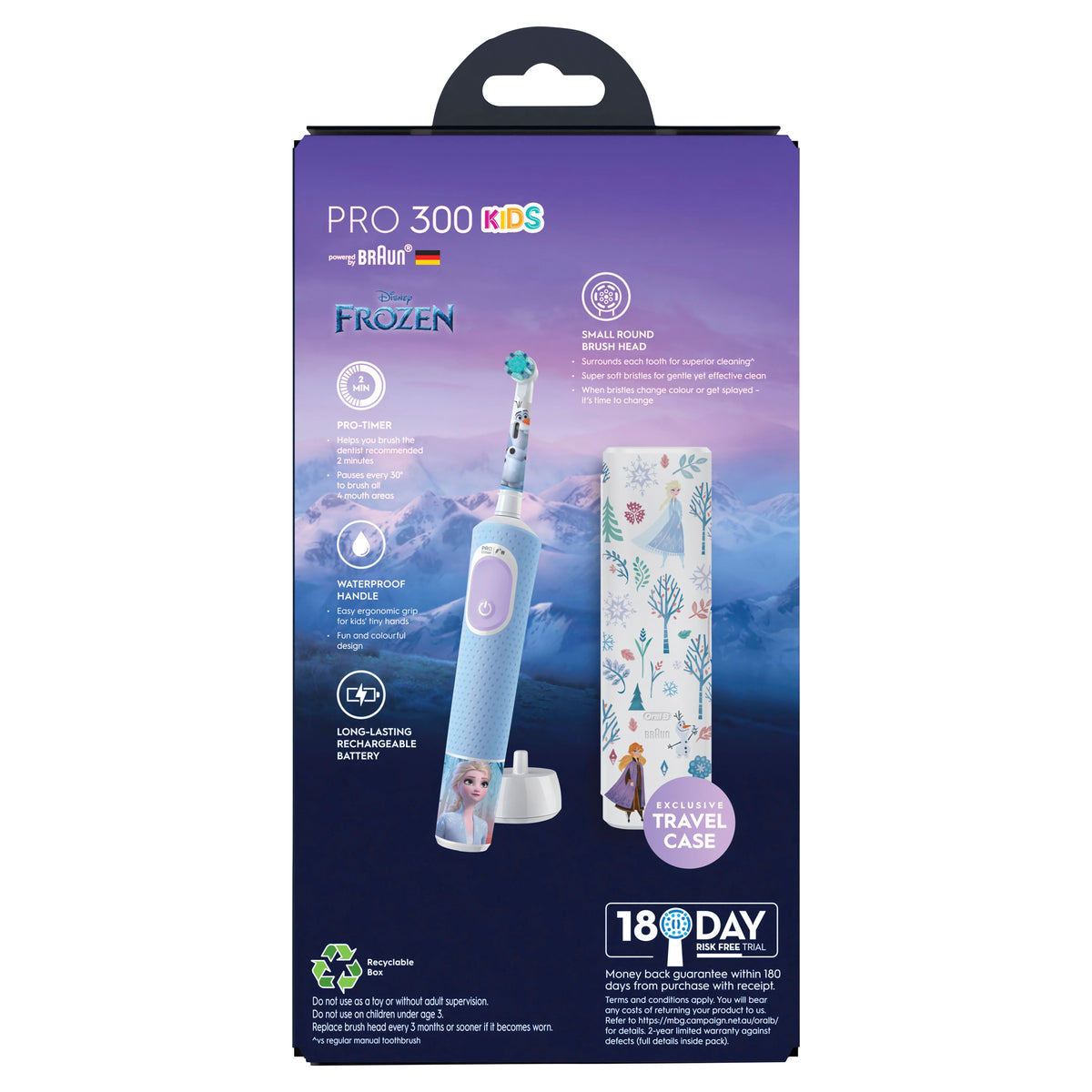 ORAL B Pro 300 Kids Frozen Elec T/B