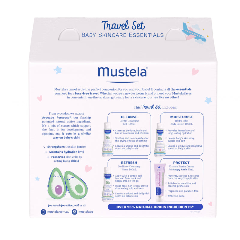 Mustela Baby Travel Set For Normal Skin 4PC