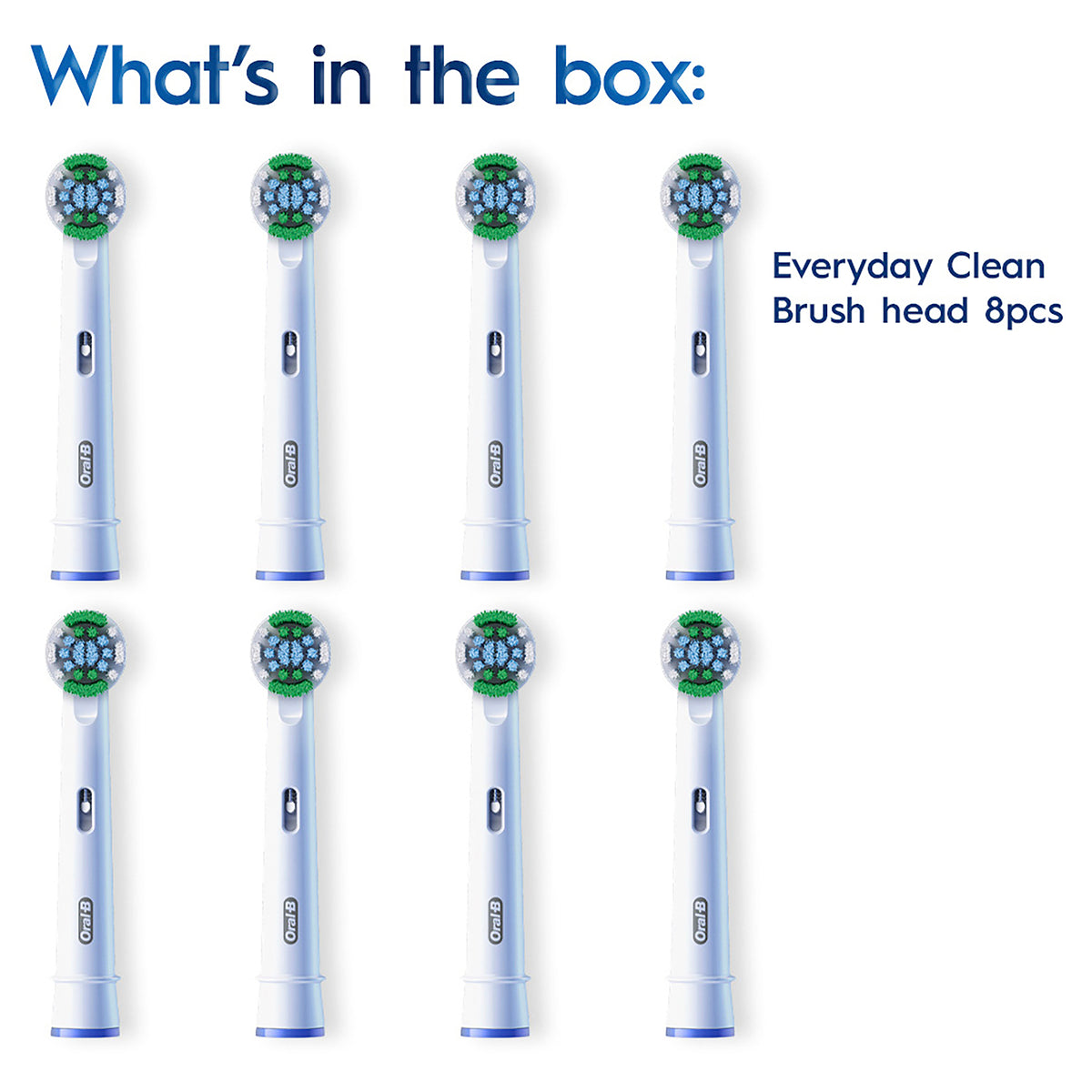 Oral-B Precision Clean Replacement Toothbrush Heads Value Pack (8s)