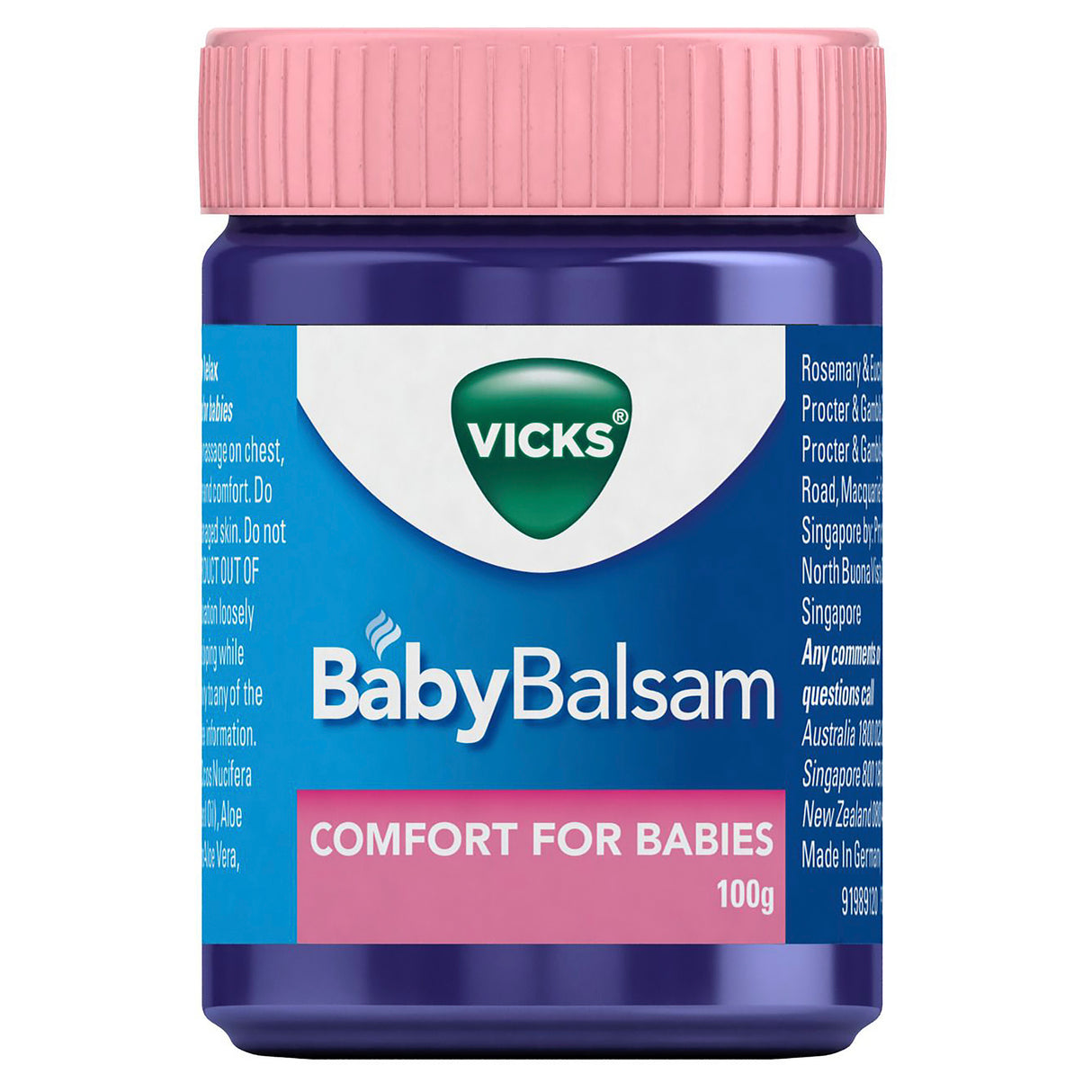 Vicks Baby Balsam Decongestant Rub 100g