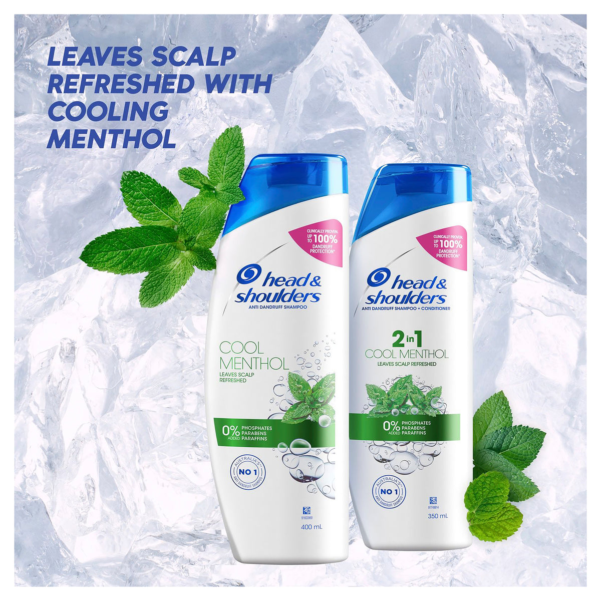 Head & Shoulders Cool Menthol 2in1 350ml