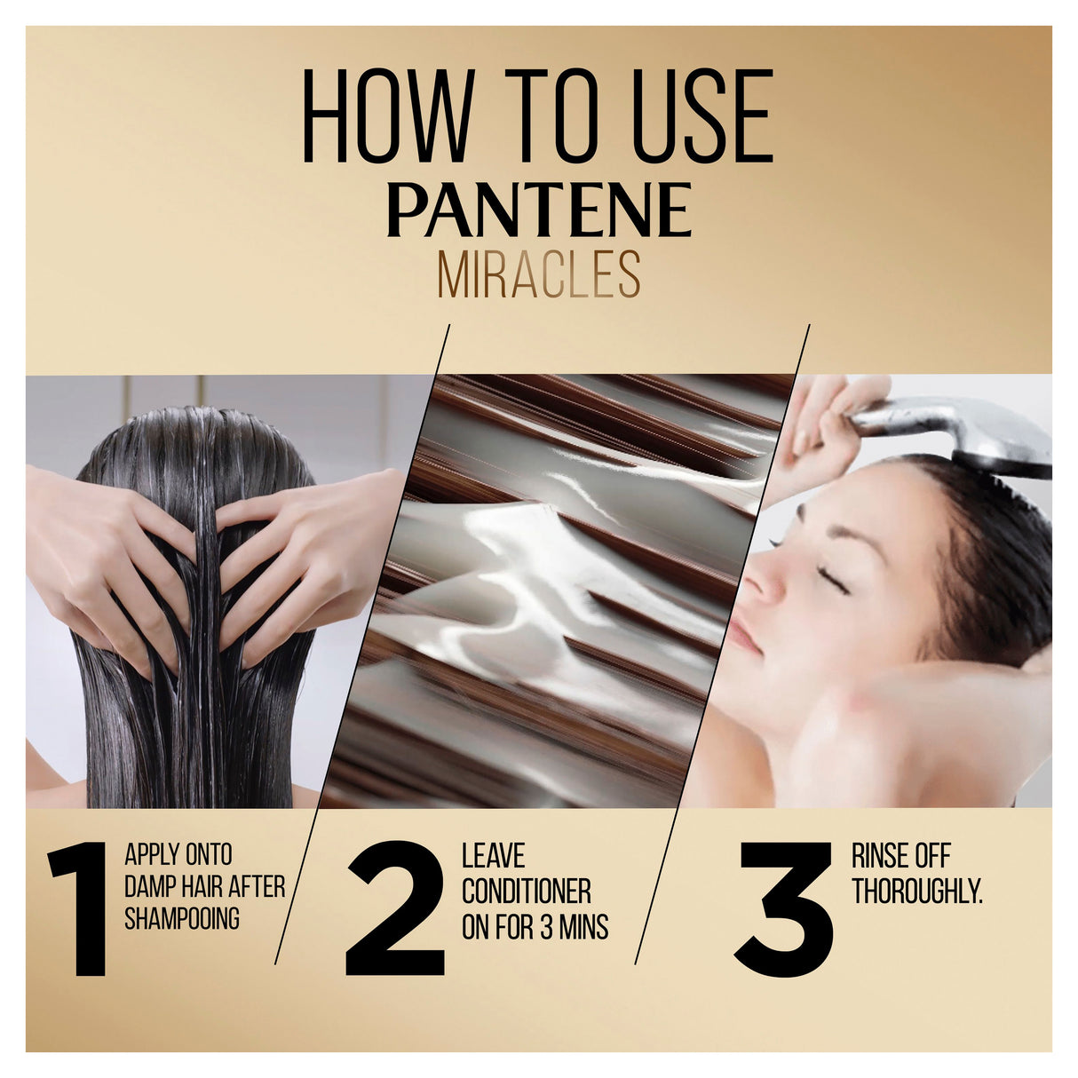 Pantene Pro-V 3 Minute Miracle Daily Moisture Renewal 180ml