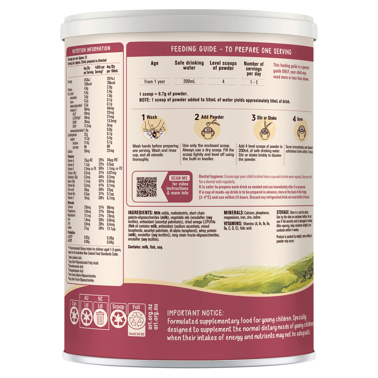Karicare 3 Toddler Milk Drink From 12+ Months 900g