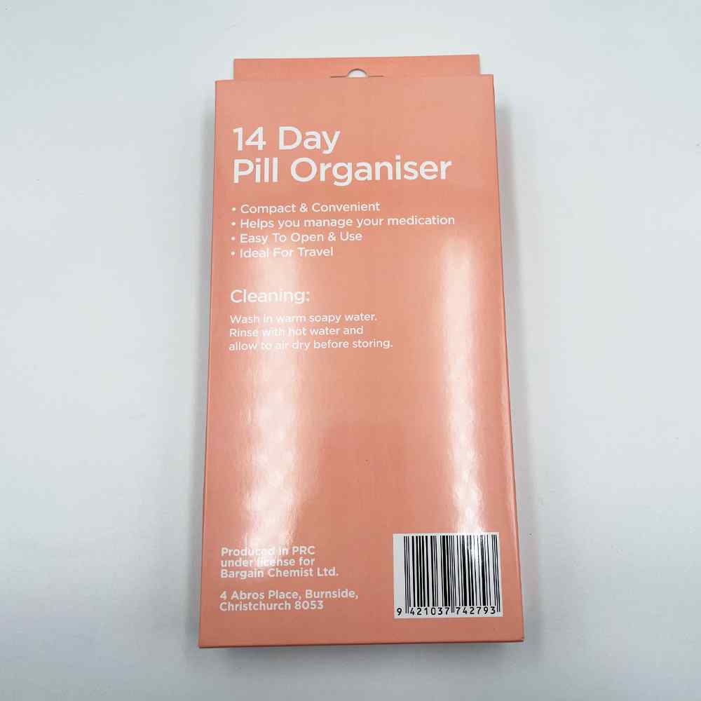 HB&Co Medicine 14 Day Pill Box