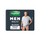 Depend Real Fit Incontinence Underwear Men Medium 8 Pack
