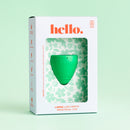 Hello. Low Cervix Cup Green M