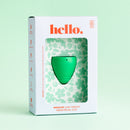 Hello. Low Cervix Cup Green M