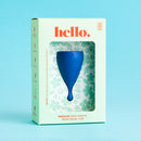 Hello. High Cervix Cup Bright Blue M
