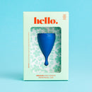 Hello. High Cervix Cup Bright Blue M