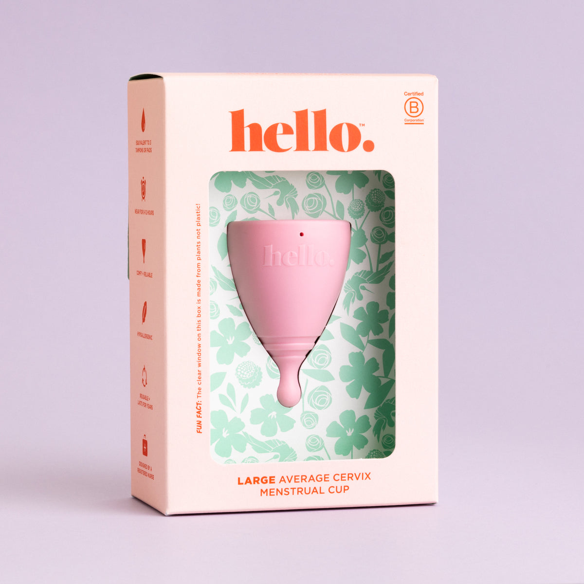 Hello. Average Cervix Cup Blush L