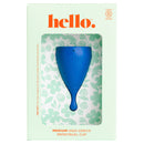 Hello. High Cervix Cup Bright Blue M
