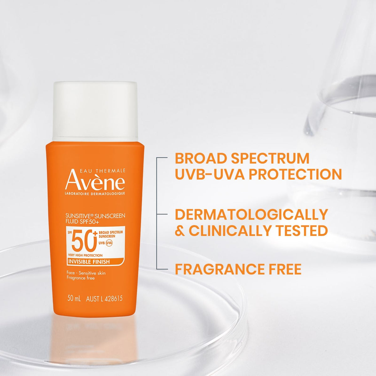 AVENE Sunsitive SS Fluid SPF50+ 50ml