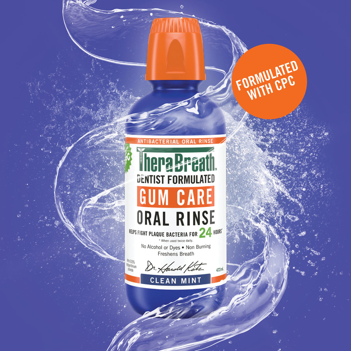 TheraBreath Oral Rinse Gumcare 473ml