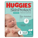 Huggies Newborn Nappies Size 1 (up to 5kg) 54 Pack
