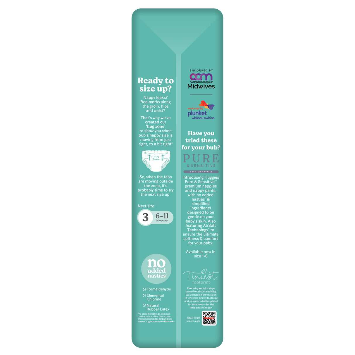 Huggies Infant Nappies Size 2 (4-8kg) 48 Pack