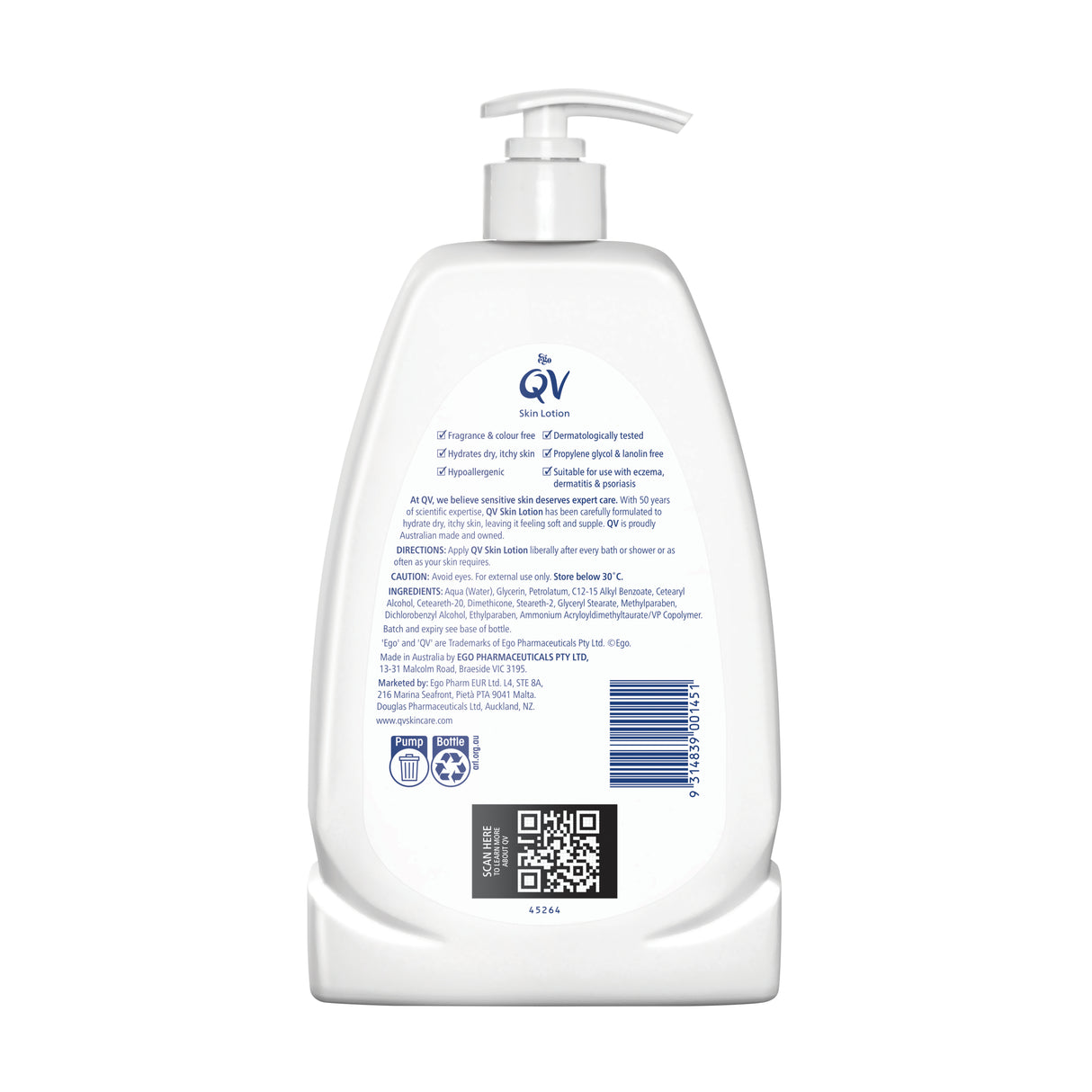 Ego QV Lotion 1L
