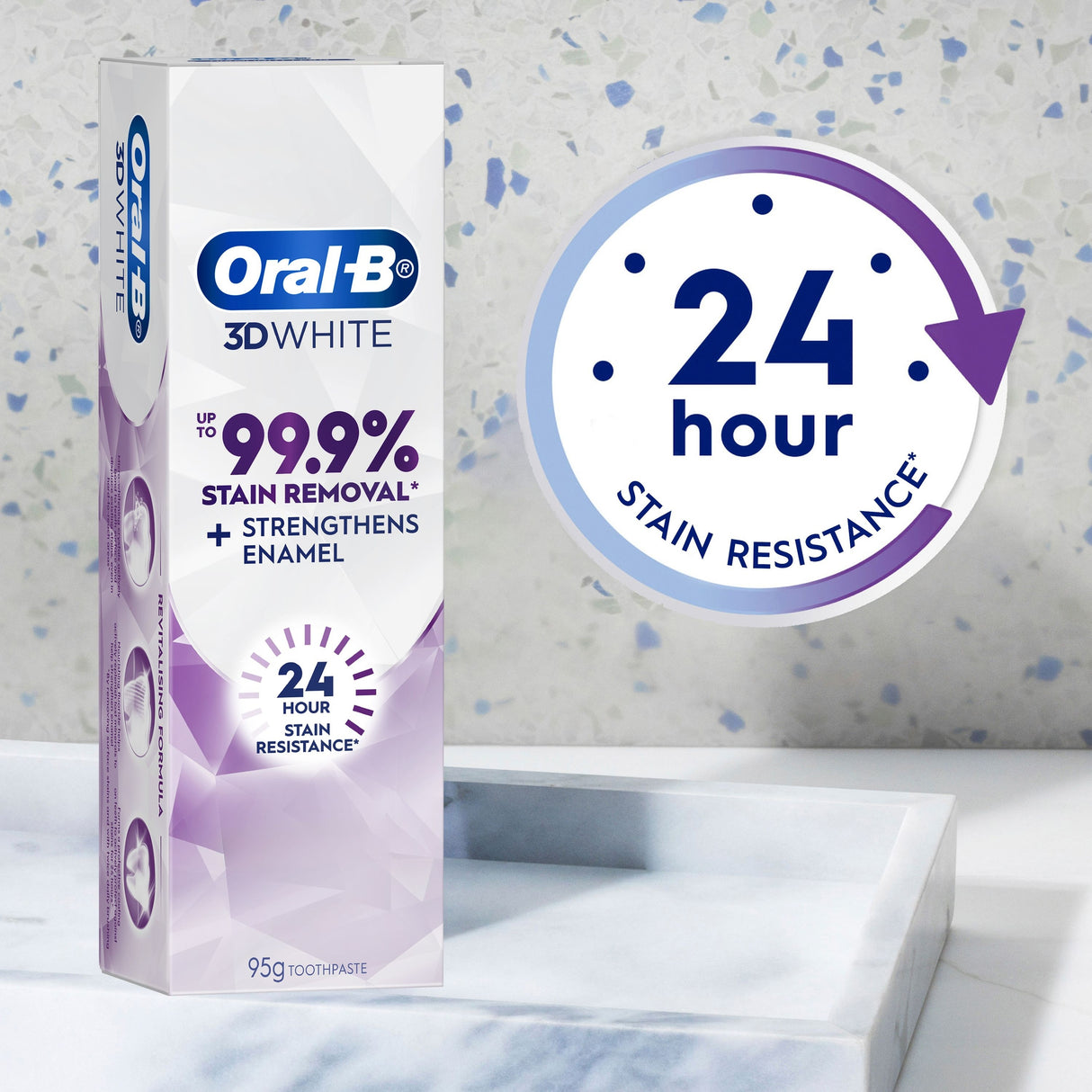 Oral-B 3D Prof White Diamond Clean 85g