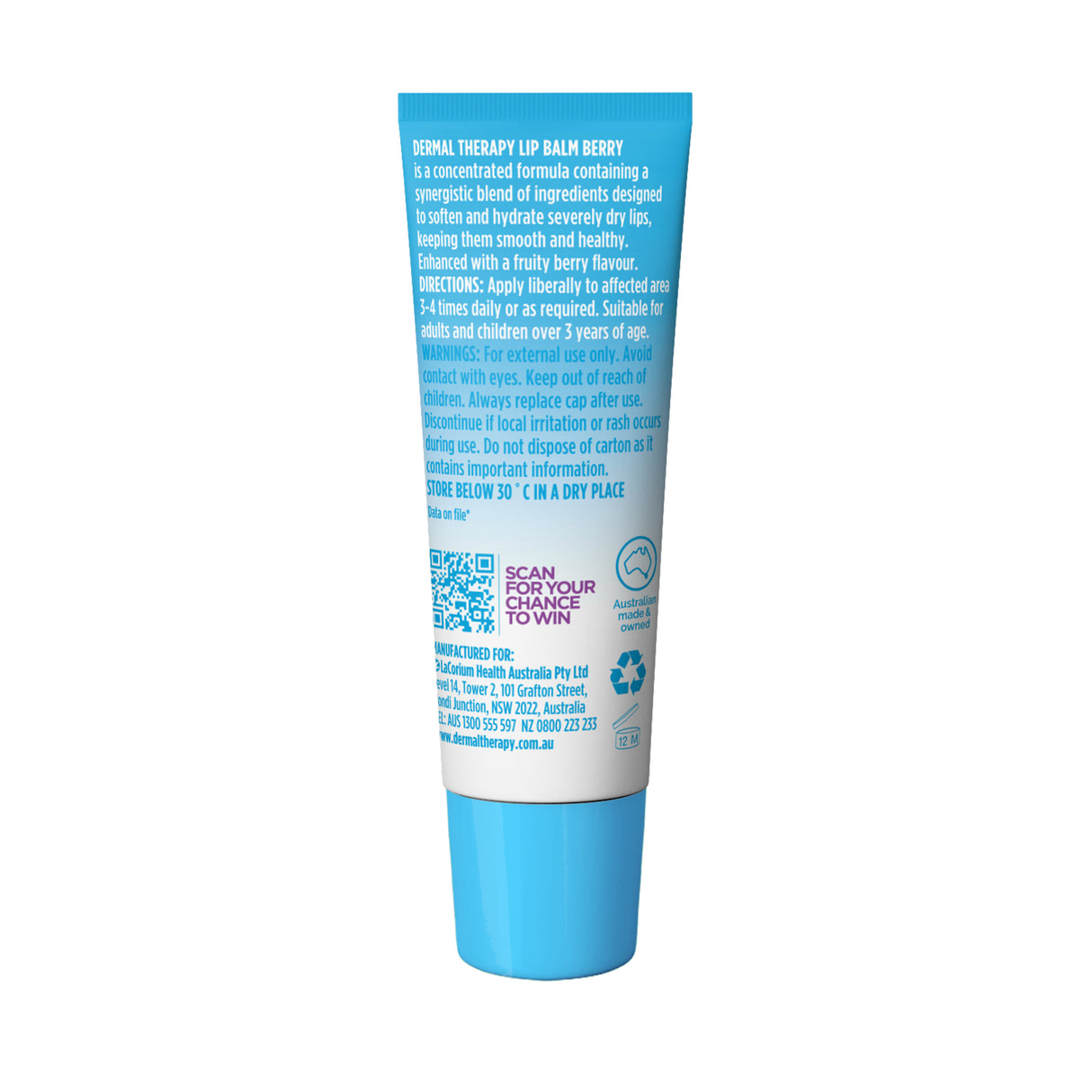 Dermal Therapy Lip Balm Berry 10 g