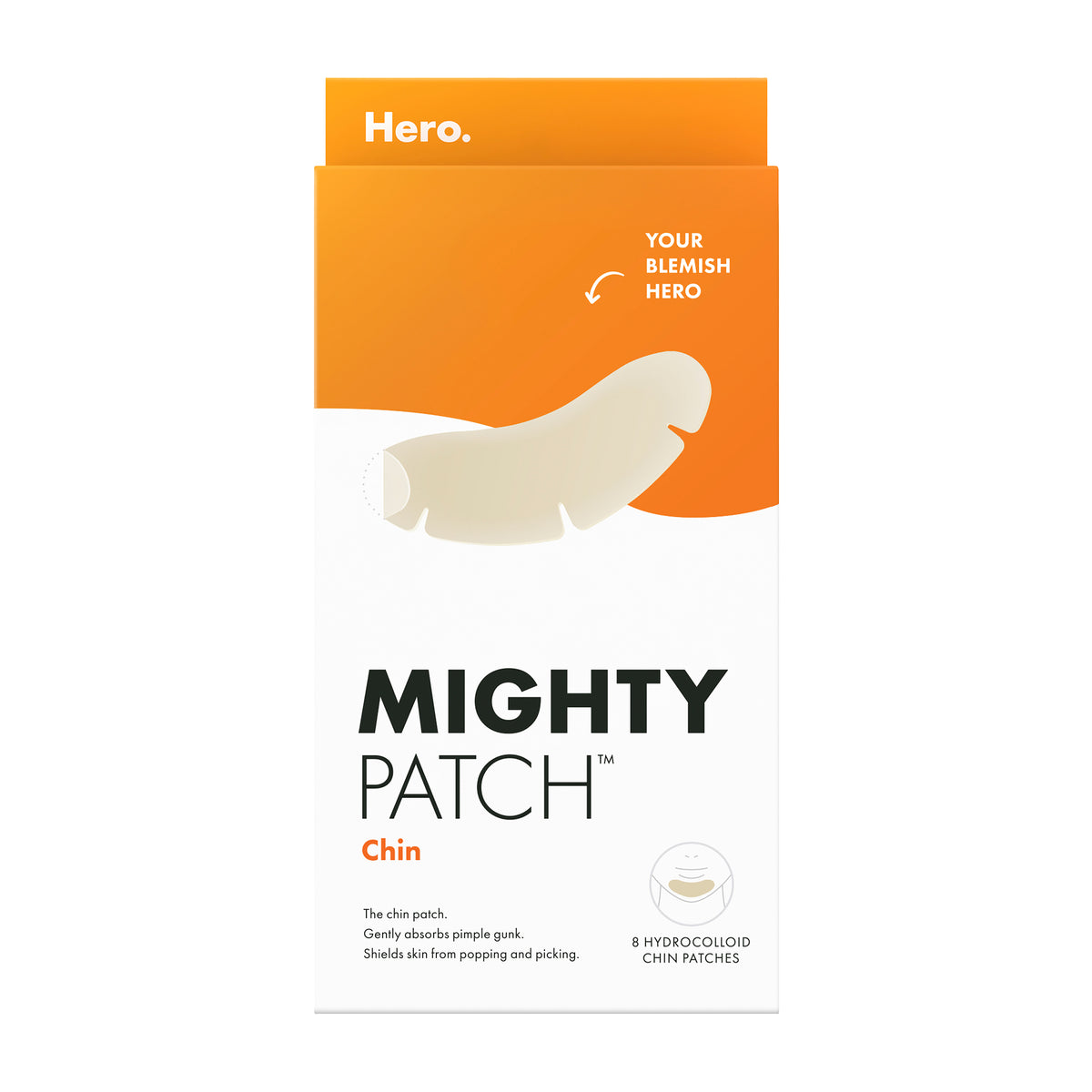Hero Mighty Patch Chin 8 Count