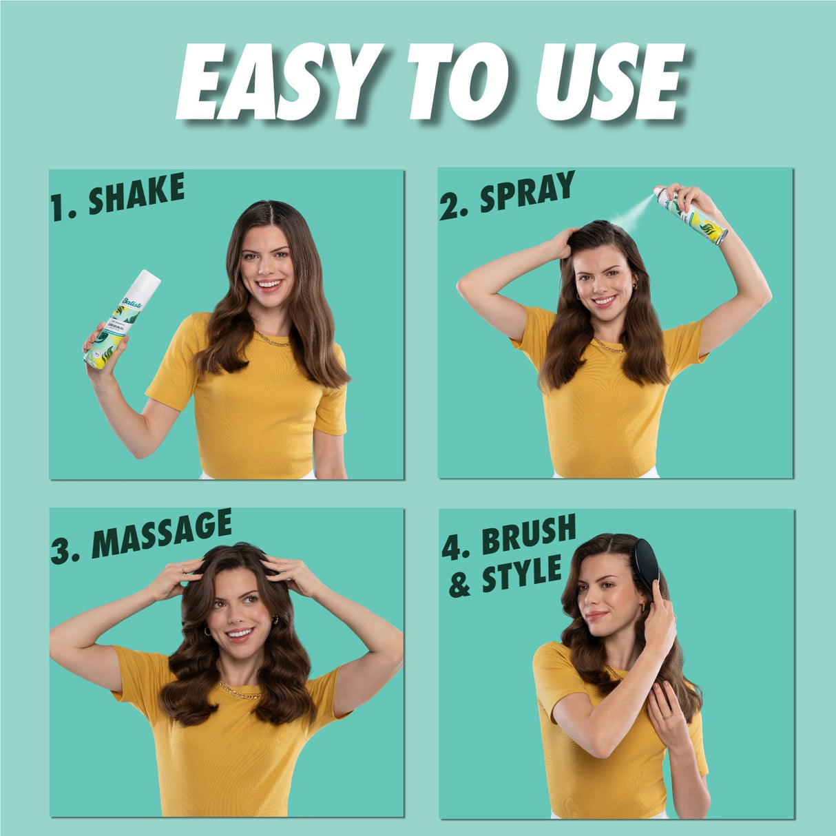 Batiste Dry Shampoo Coconut Milk & Hemp 200ml