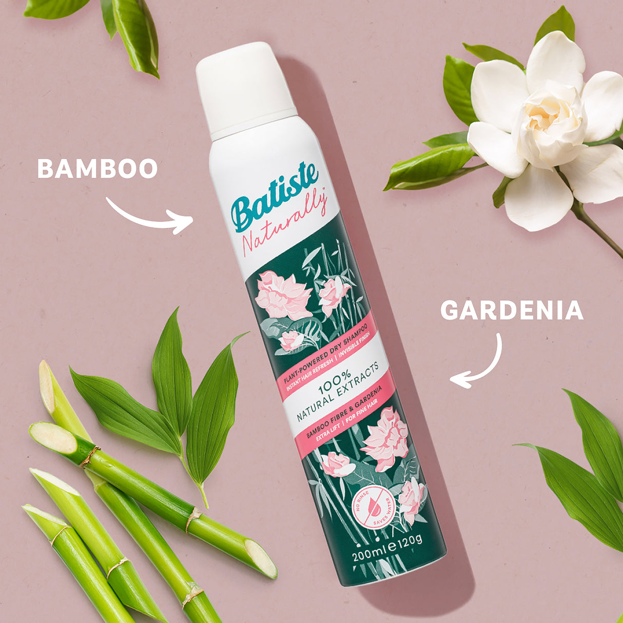 Batiste Dry Shampoo Bamboo Fiber & Gardenia 200ml