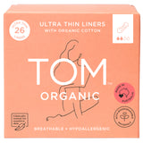 TOM Organic Ultra Thin Liners with Organic Cotton 26 Pack