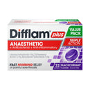 Difflam Plus Anaesthetic Blackcurrant Lozenges 32s