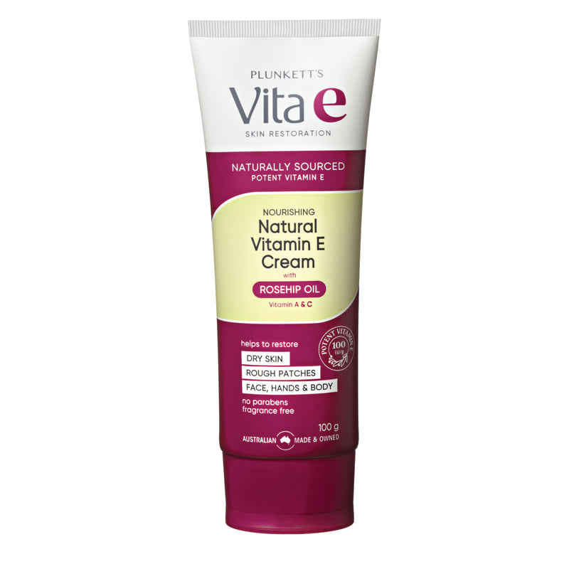 Plunkett's Vita E Natural Vitamin E Cream 100g
