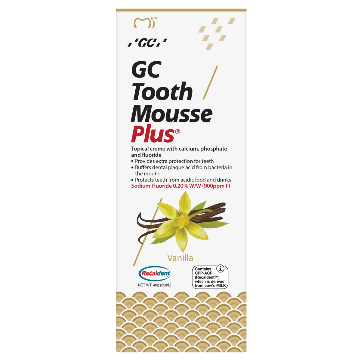 GC Tooth Mousse™ Plus Vanilla 40 g