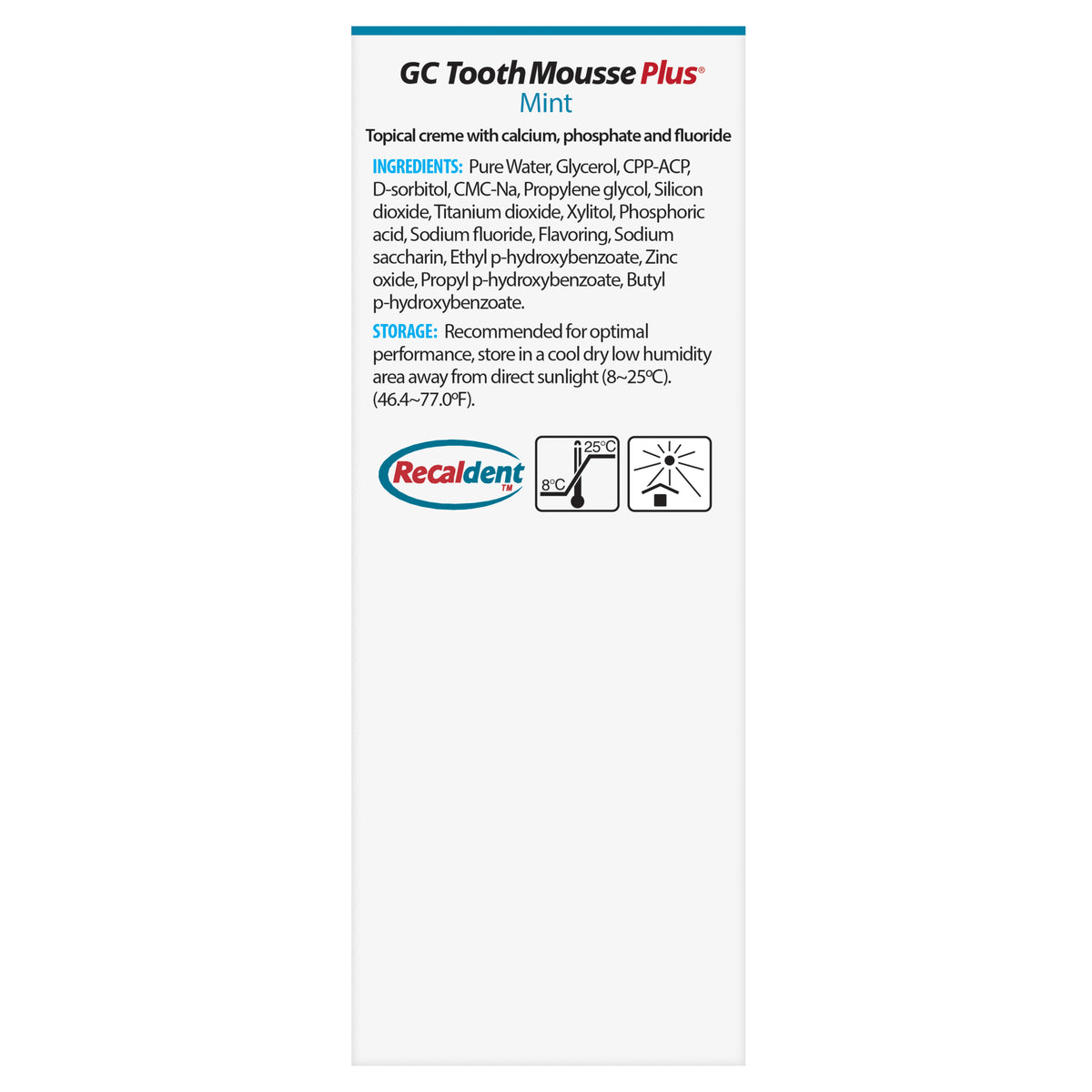 GC Tooth Mousse™ Plus Mint