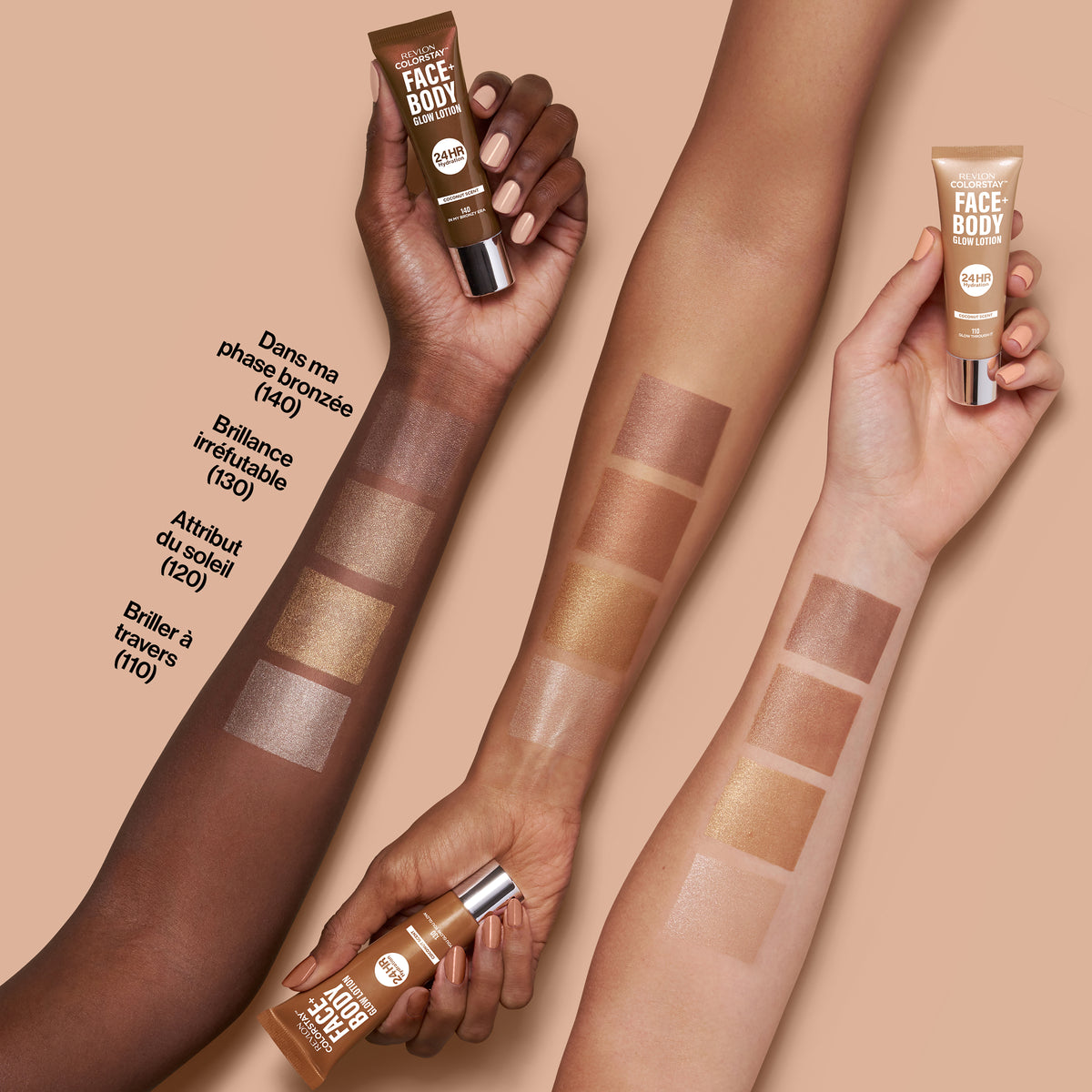 Revlon Colorstay Face +Body Glow Lotion In My Bronzy Era