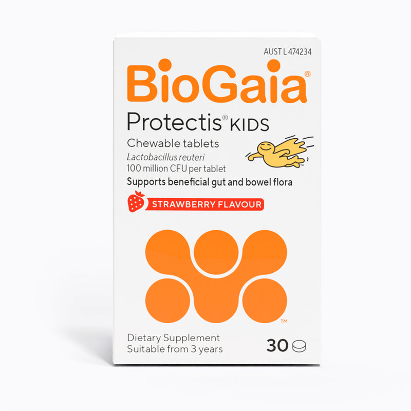 BioGaia Protectis K/Chew Strawb 30s