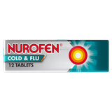 Nurofen Cold and Flu Tablets 200mg Ibuprofen /5mg Phenylephrine Hydrochloride 12 pack