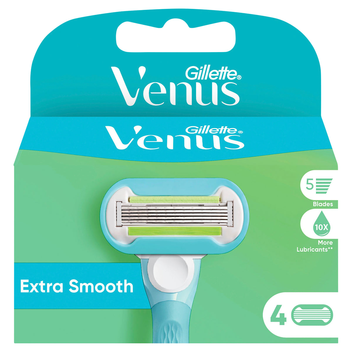 GILLETTE Venus E/Smooth Cart 4pk