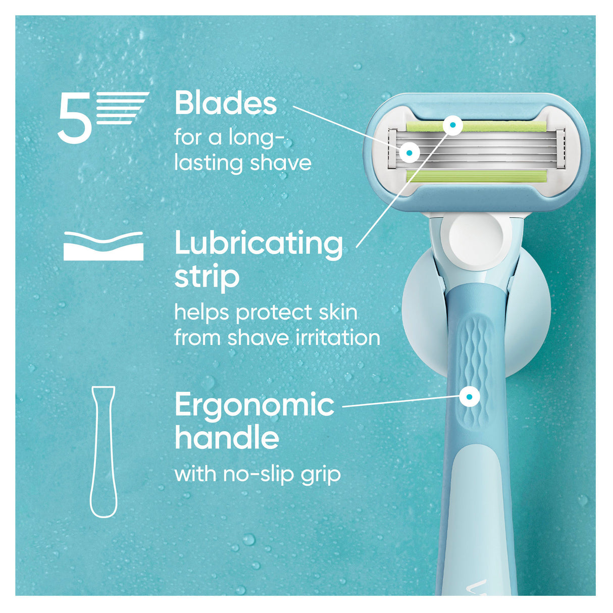 GILLETTE Venus E/Smooth Cart 4pk