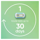 GILLETTE Venus Extra Smooth Razor ( 2 cartridges + 1 Razor)