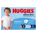 Huggies Ultra Dry Nappies Boys Size 5 (13-18kg) 64 Pack