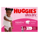 Huggies Ultra Dry Nappies Girls Size 6 (16+kg) 60 Pack