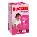 Huggies Ultra Dry Nappies Girls Size 4 (10-15kg) 72 Pack