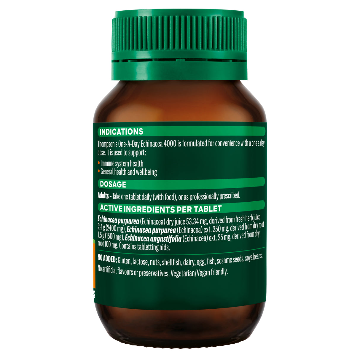 Thompson's One-A-day Echinacea 4000 60 Tablets