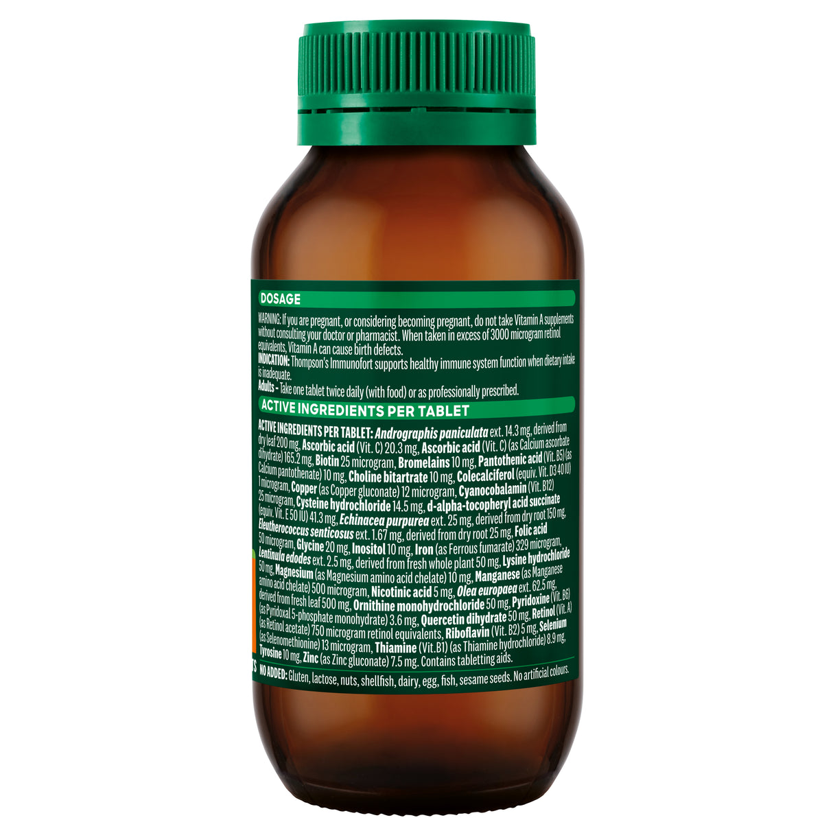 Thompson's Immunofort 120s