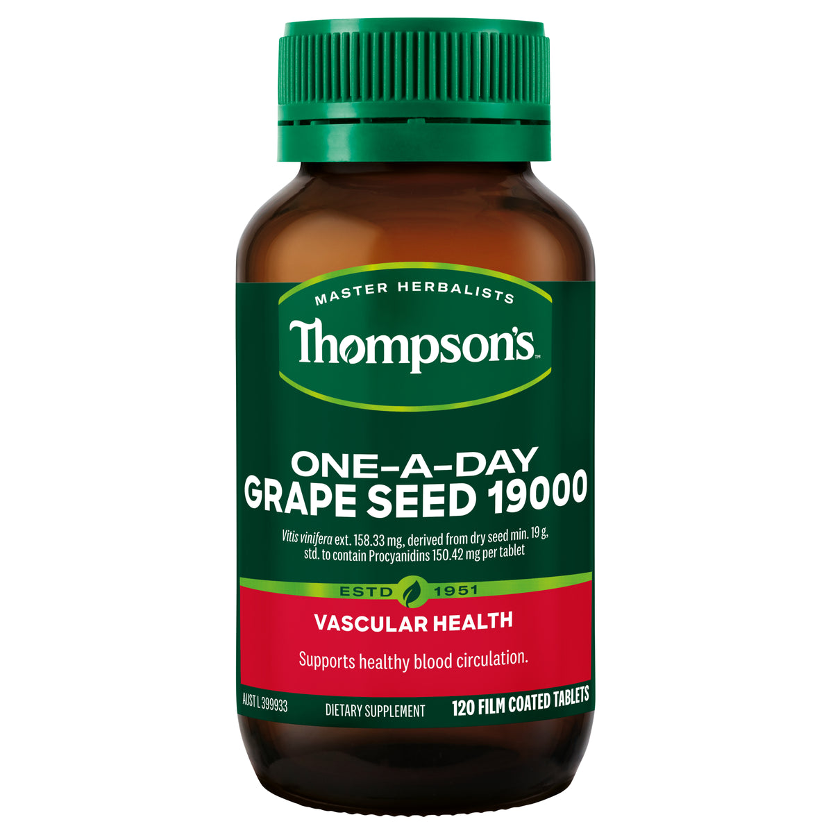 Thompson's One-a-day Grape Seed 19000 120 tablets