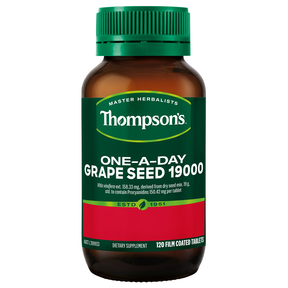 Thompson's One-a-day Grape Seed 19000 120 tablets